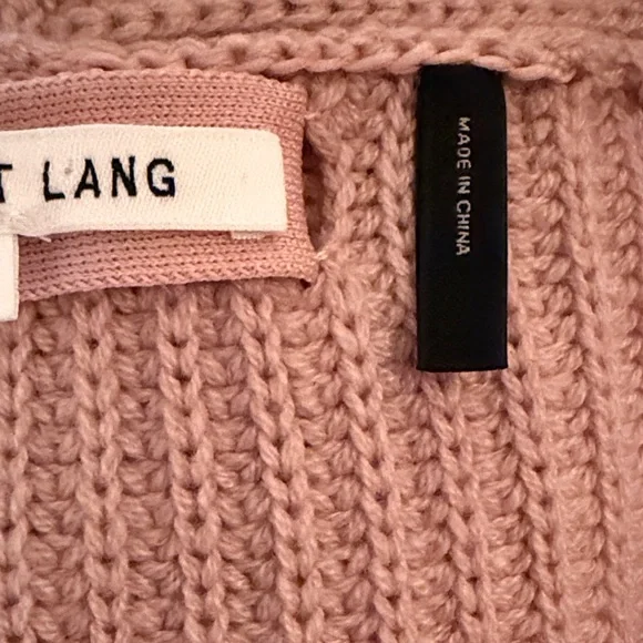 Helmut Lang Blush V-Neck Sweater. Size XL - Picture 8 of 10
